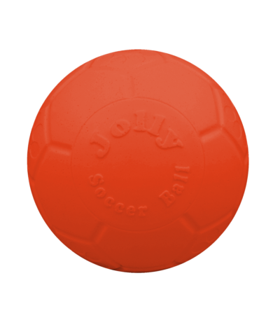 Minge plutitoare pentru câini, portocalie, 10 cm – Jolly Pets Mini Soccer Ball