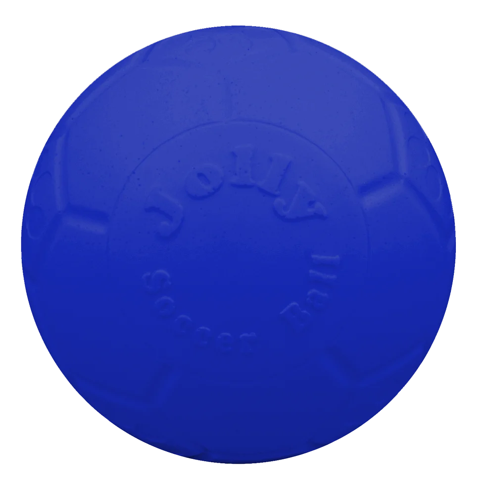 Minge plutitoare pentru câini, albastră, 15 cm – Jolly Pets Soccer Ball - imagine 2