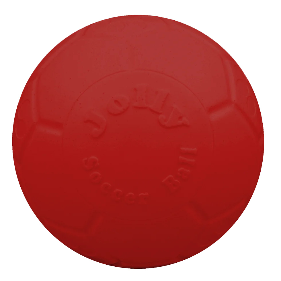Minge pentru aport, roșie, 15 cm – Jolly Pets Jolly Soccer Ball - imagine 2