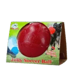 Minge pentru aport, roșie, 15 cm – Jolly Pets Jolly Soccer Ball