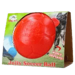 Minge pentru câini, pentru aport, portocalie, 20 cm – Jolly Pets Jolly Soccer Ball