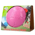 Minge pentru aport pentru câini, roz, 20 cm – Jolly Pets Jolly Soccer Ball