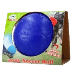 Minge plutitoare pentru câini, albastră, 20 cm – Jolly Pets Soccer Ball