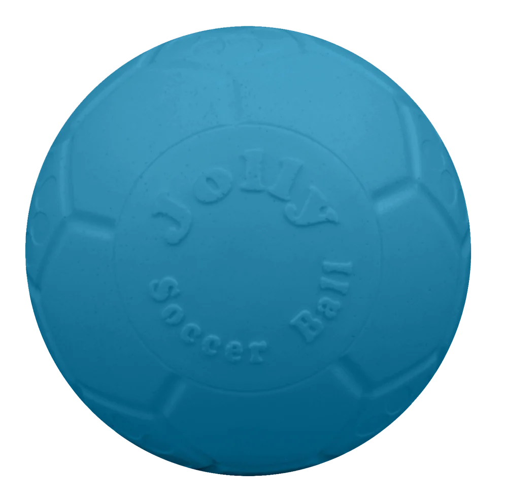 Minge de aport pentru câini, albastru deschis, 20 cm – Jolly Pets Jolly Soccer Ball - imagine 2