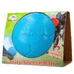 Minge de aport pentru câini, albastru deschis, 20 cm – Jolly Pets Jolly Soccer Ball