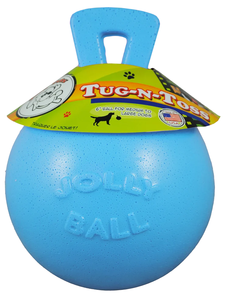 Minge plutitoare pentru câini, culoarea afine M (15 cm) – Jolly Pets Tug-n-Toss - imagine 1