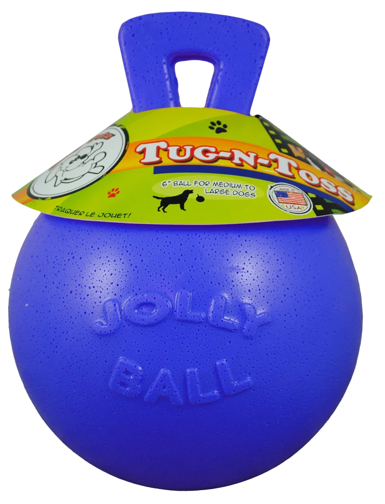 Minge plutitoare pentru câini, albastră L (20 cm) – Jolly Pets Tug-n-Toss - imagine 1