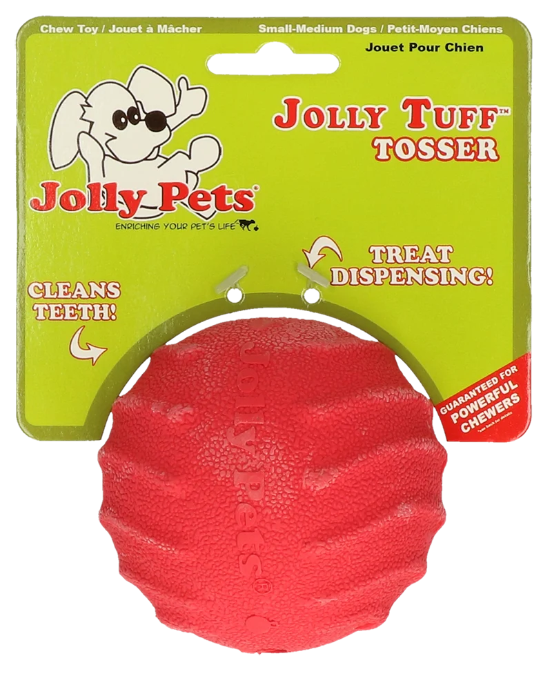 Jucărie din cauciuc pentru recompense S, 7,5 cm – Jolly Pets Tuff Tosser - imagine 1