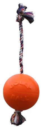 Minge pentru câini cu frânghie, plutitoare, vanilie L (20 cm) – Jolly Pets Romp-n-Roll