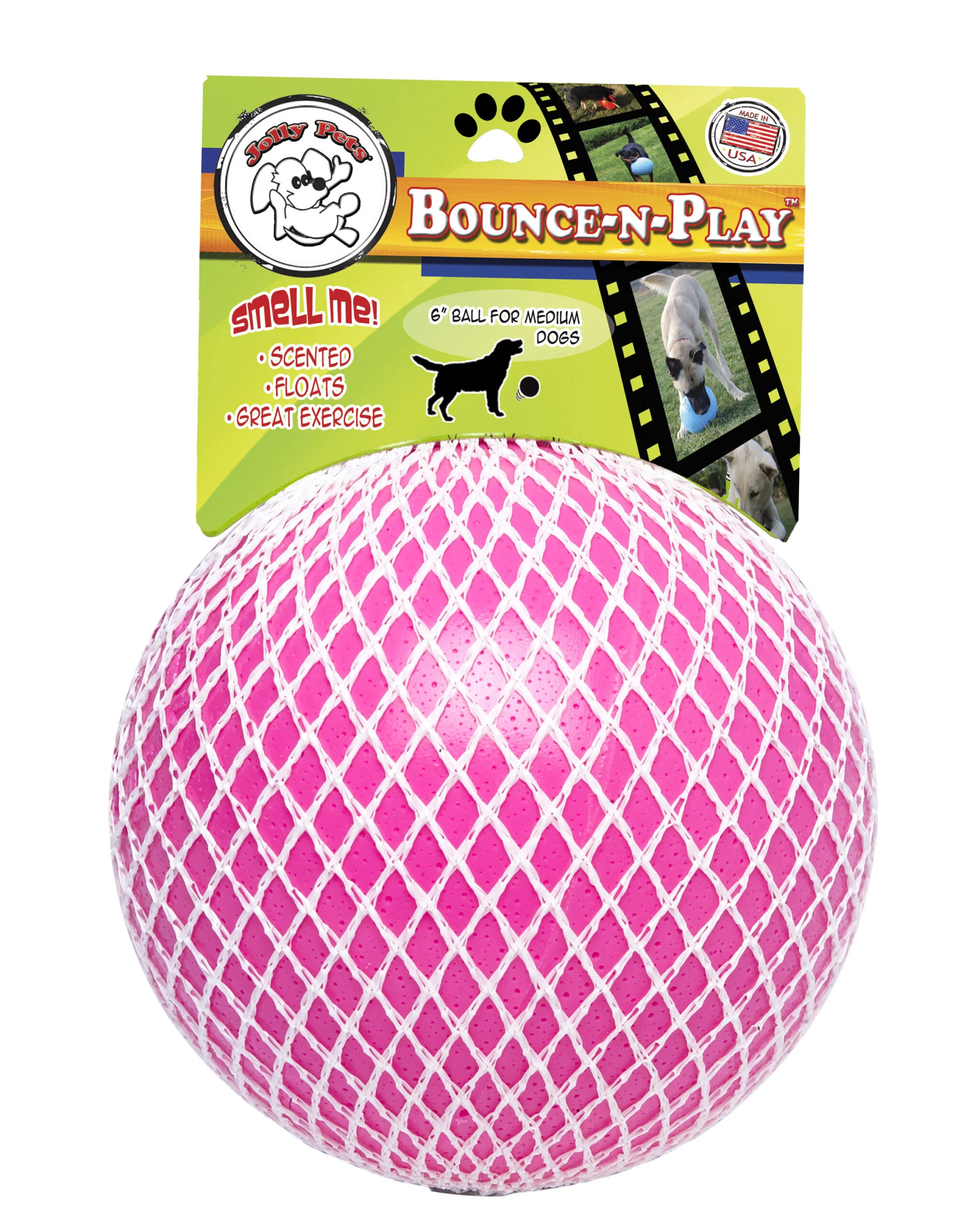 Minge plutitoare pentru câini, 20 cm – Jolly Pets Jolly Bounce-n Play Gumă L - imagine 3