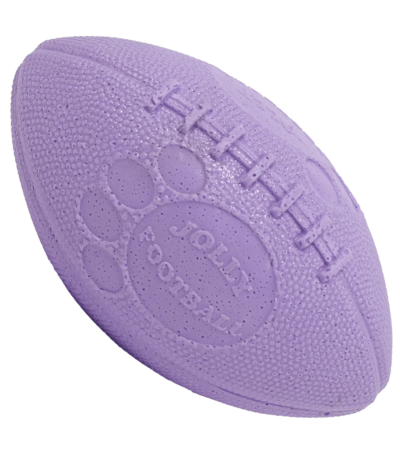 Minge de rugby pentru câini, mov deschis, 22 x 12 cm – Jolly Pets Football