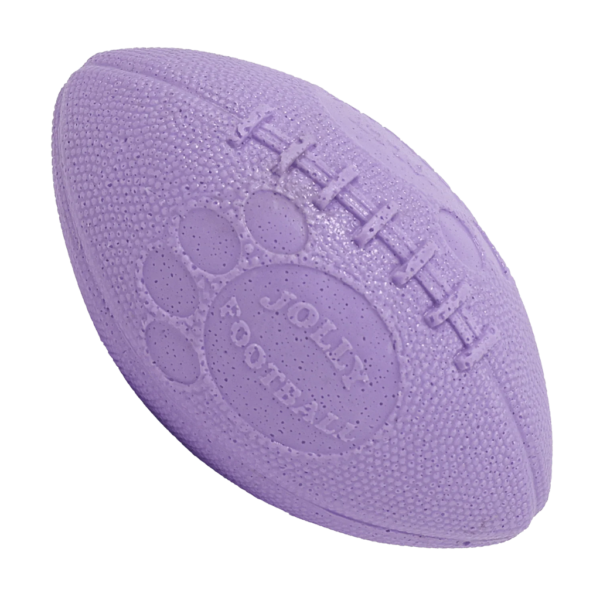 Minge de rugby pentru câini, mov deschis, 22 x 12 cm – Jolly Pets Football