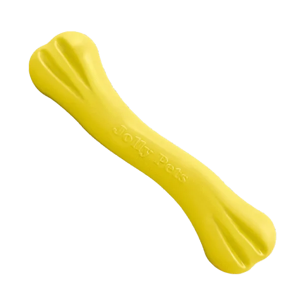 Os de ros pentru câini, din cauciuc flexibil, cu aromă de vanilie, 15 cm – Jolly Pets Jolly Bone S