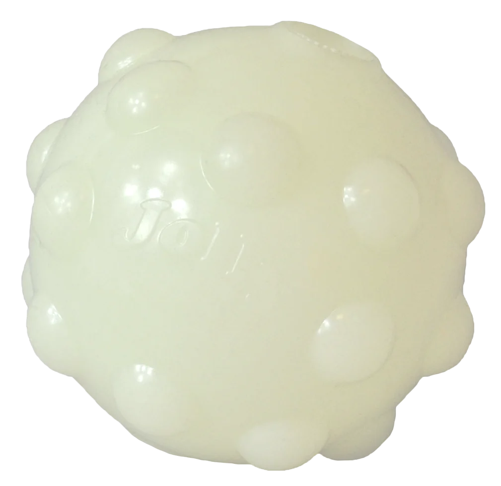 Minge pentru recompense pentru câini, din cauciuc TPR, 7,6 cm – Jolly Pets Jolly Jumper Glow in the Dark S - imagine 2