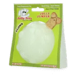 Minge pentru recompense pentru câini, din cauciuc TPR, 7,6 cm – Jolly Pets Jolly Jumper Glow in the Dark S