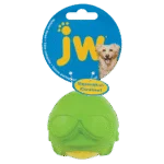 Minge de tenis pentru câini cu piuit și cască din cauciuc – JW Helmet Heads Aviator