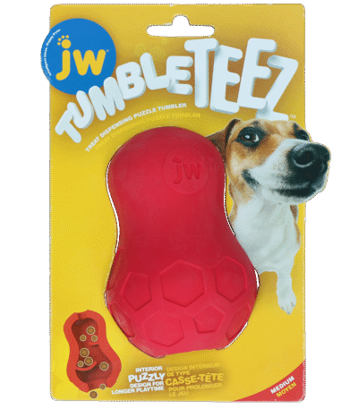 Jucărie din cauciuc pentru câini, pentru recompense – JW Tumble Teez