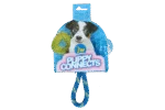 Jucărie pentru căței cu frânghie, inel pentru ros și minge, 21 x 20 x 6 cm – JW Puppy Connects