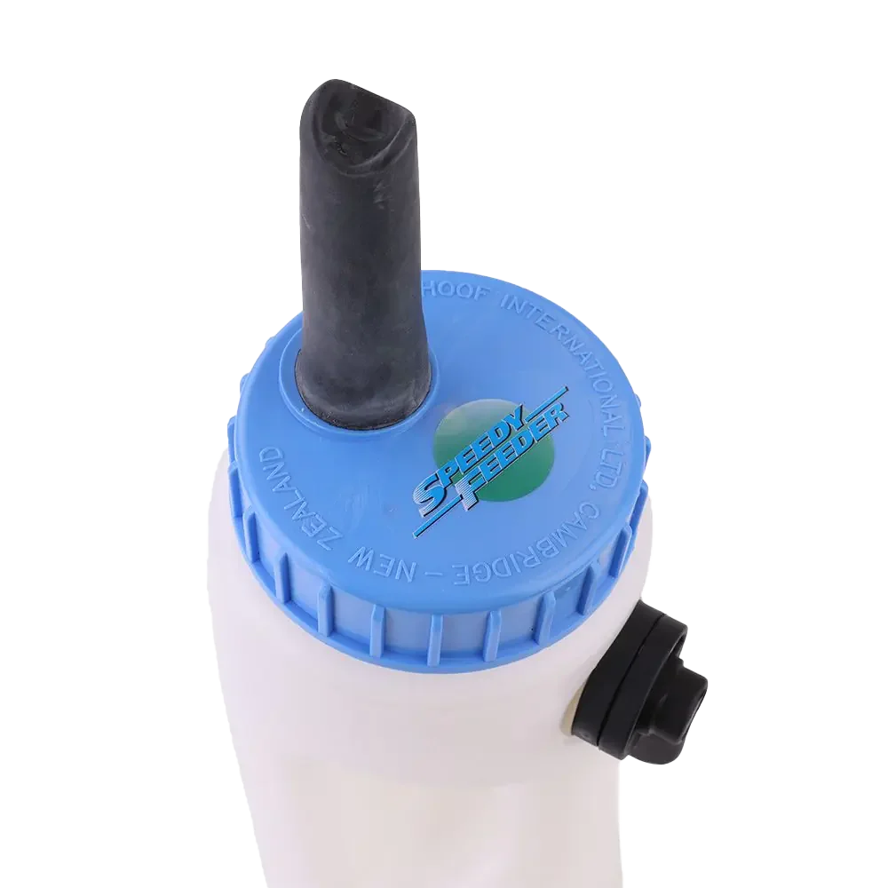Biberon pentru viței cu 3 viteze de hrănire și tetină Big Softy, 2,5 l – Shoof Speedy Feeder Calf Feeder - imagine 2