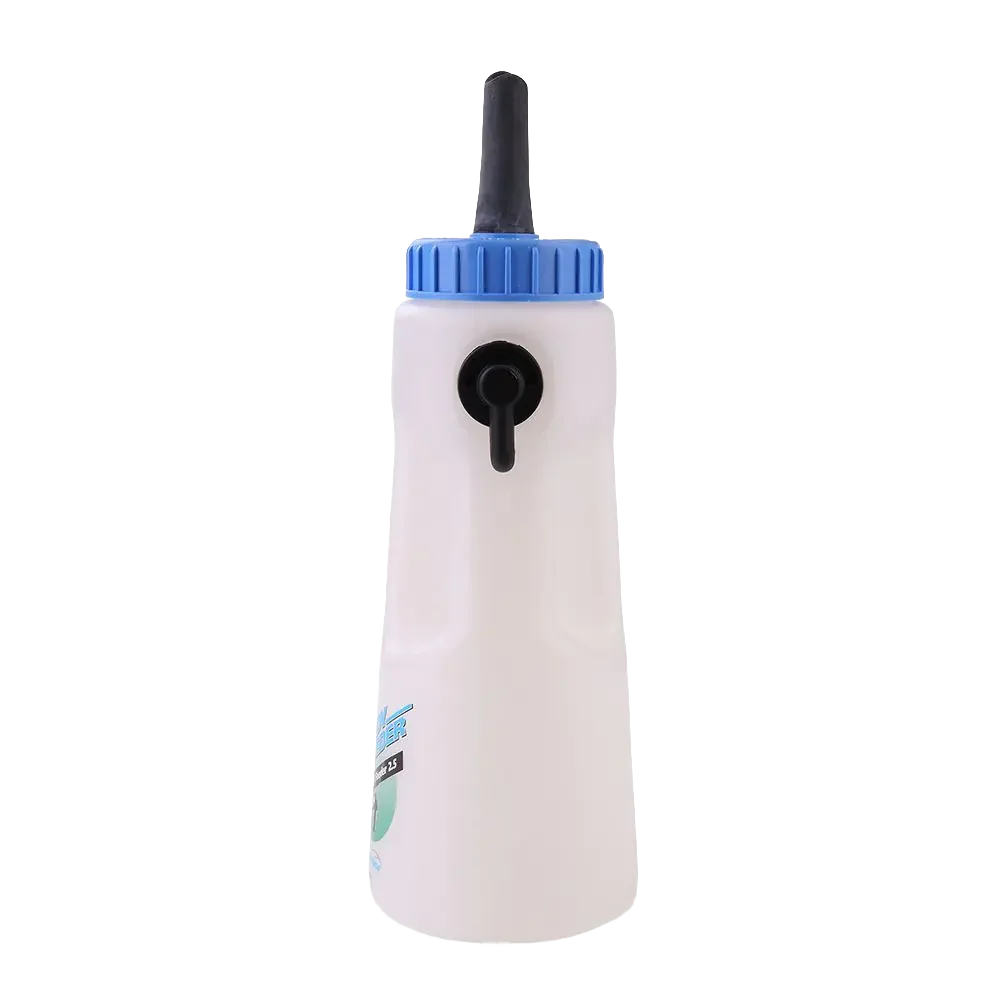 Biberon pentru viței cu 3 viteze de hrănire și tetină Big Softy, 2,5 l – Shoof Speedy Feeder Calf Feeder - imagine 3