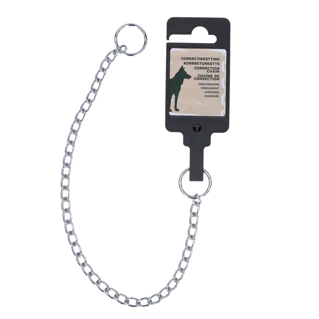 Lanț de dresaj pentru câini, cromat, 35 cm x 2 mm – Hofman Animal Care - imagine 1