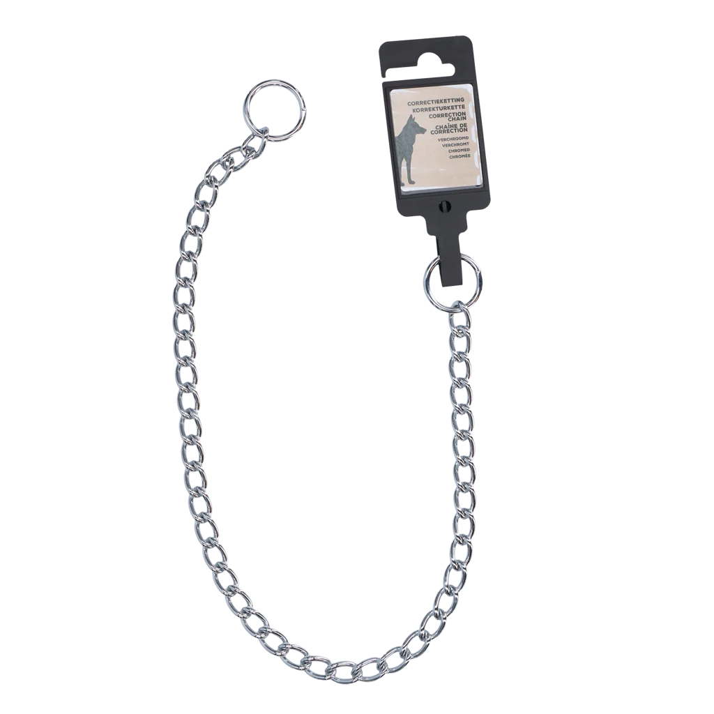 Lanț de dresaj pentru câini, cromat, 55 cm x 3 mm – Hofman Animal Care - imagine 1