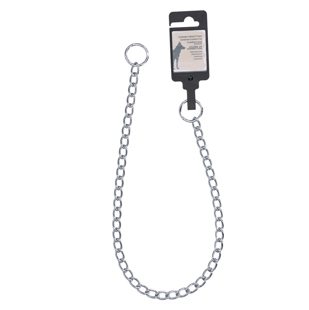 Lanț de corecție pentru câini, cromat, 60 cm x 3 mm – Hofman Animal Care - imagine 1