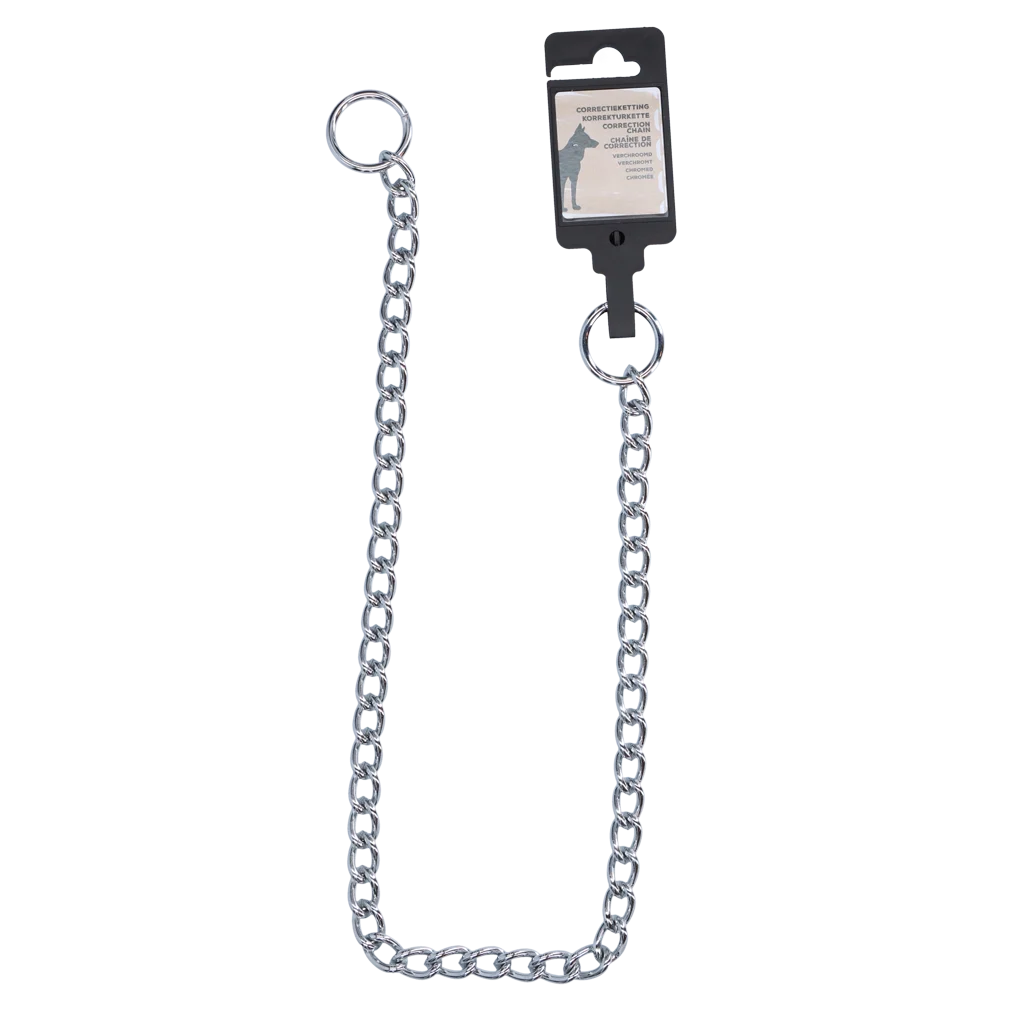 Lanț de corecție pentru câini, cromat, 65 cm x 3,5 mm – Hofman Animal Care - imagine 1