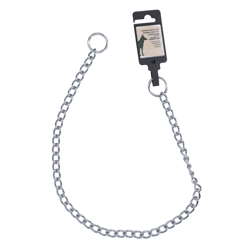 Lanț de dresaj pentru câini, cromat, 70 cm x 3,5 mm – Hofman Animal Care - imagine 1