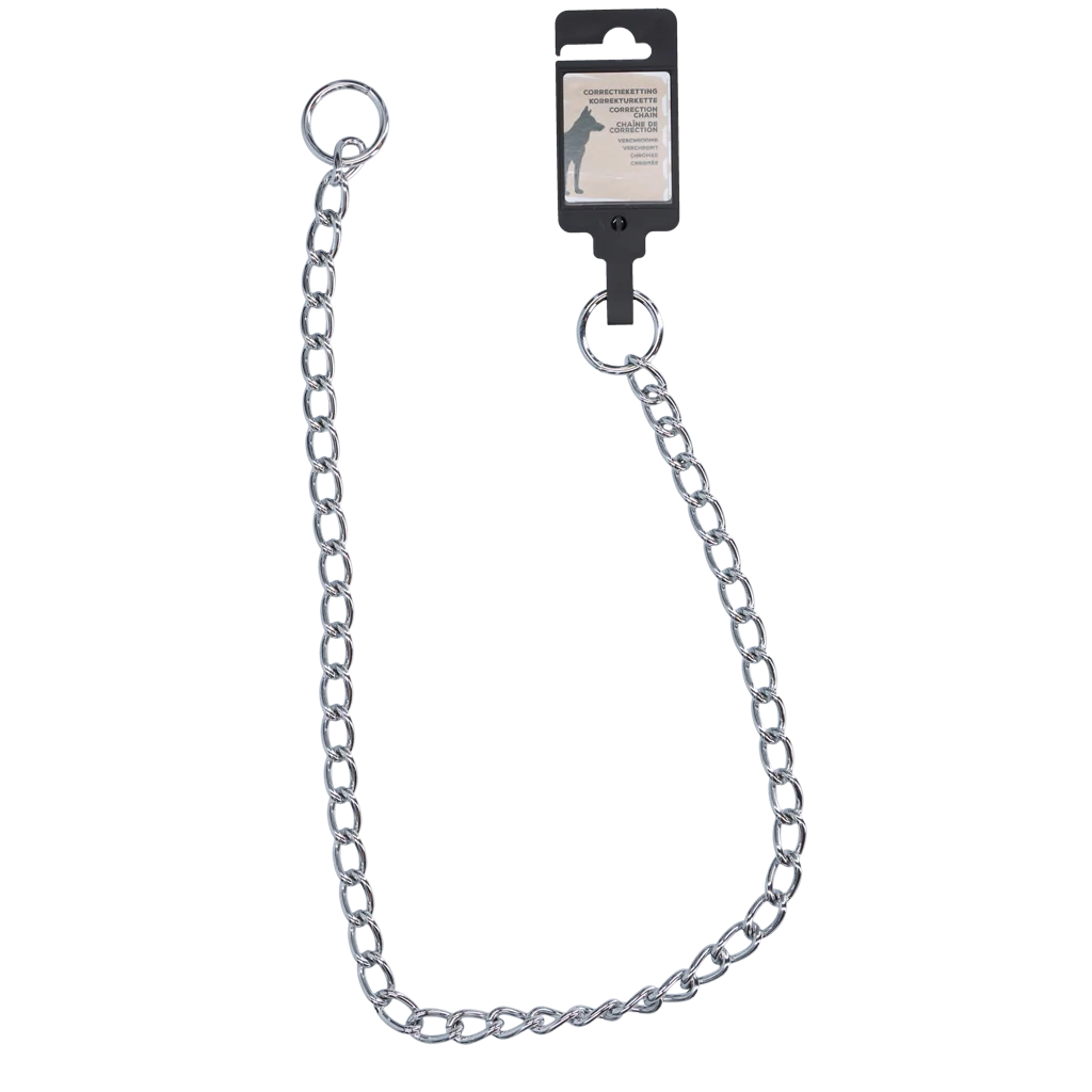 Zgardă de corecție pentru câini, cromată, 75 cm x 4 mm – Hofman Animal Care - imagine 1