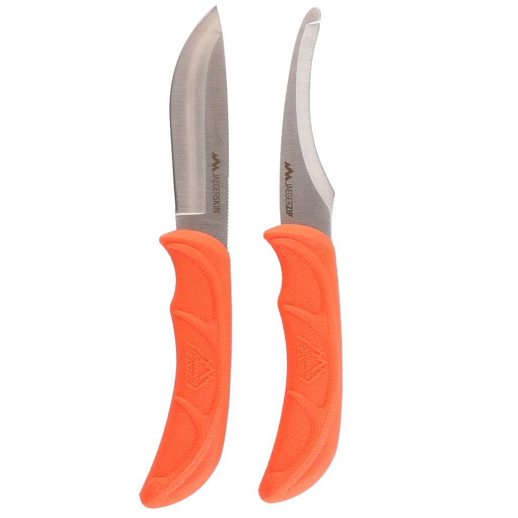 Set de cuțite cu cuțit pentru pansamente și cuțit de exterior, 2 bucăți – Outdoor Edge JagerPair - imagine 4