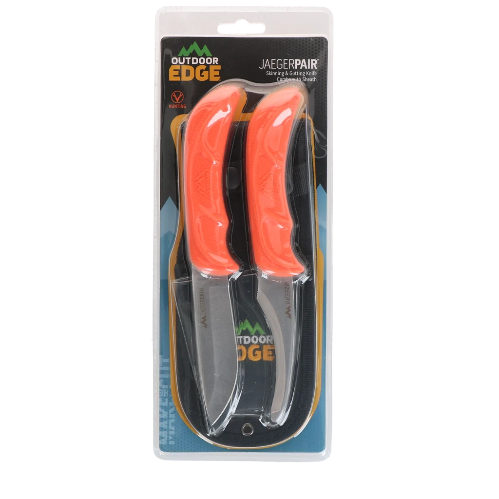 Set de cuțite cu cuțit pentru pansamente și cuțit de exterior, 2 bucăți – Outdoor Edge JagerPair - imagine 6