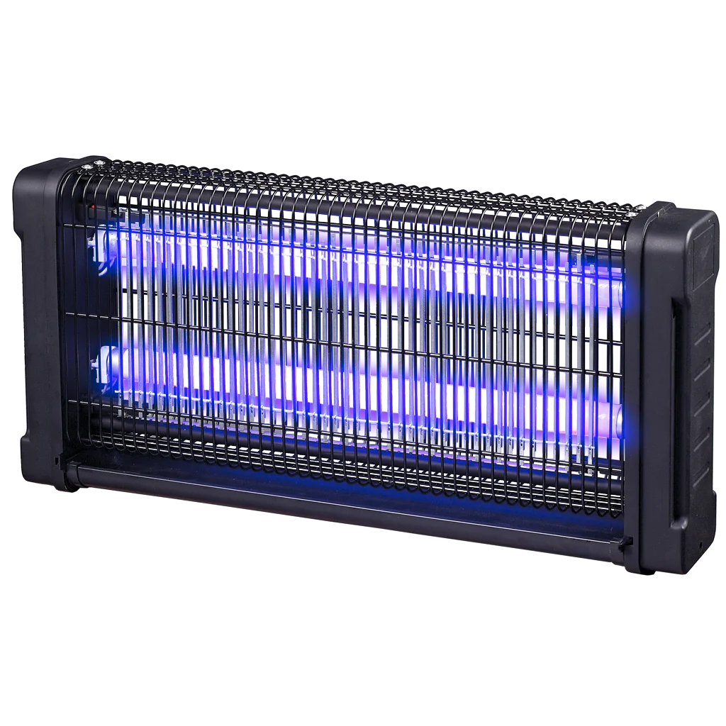 Lampă pentru insecte cu UV A și grilaj electric, 2 x 15 W – Knock Pest Insect Killer - imagine 1