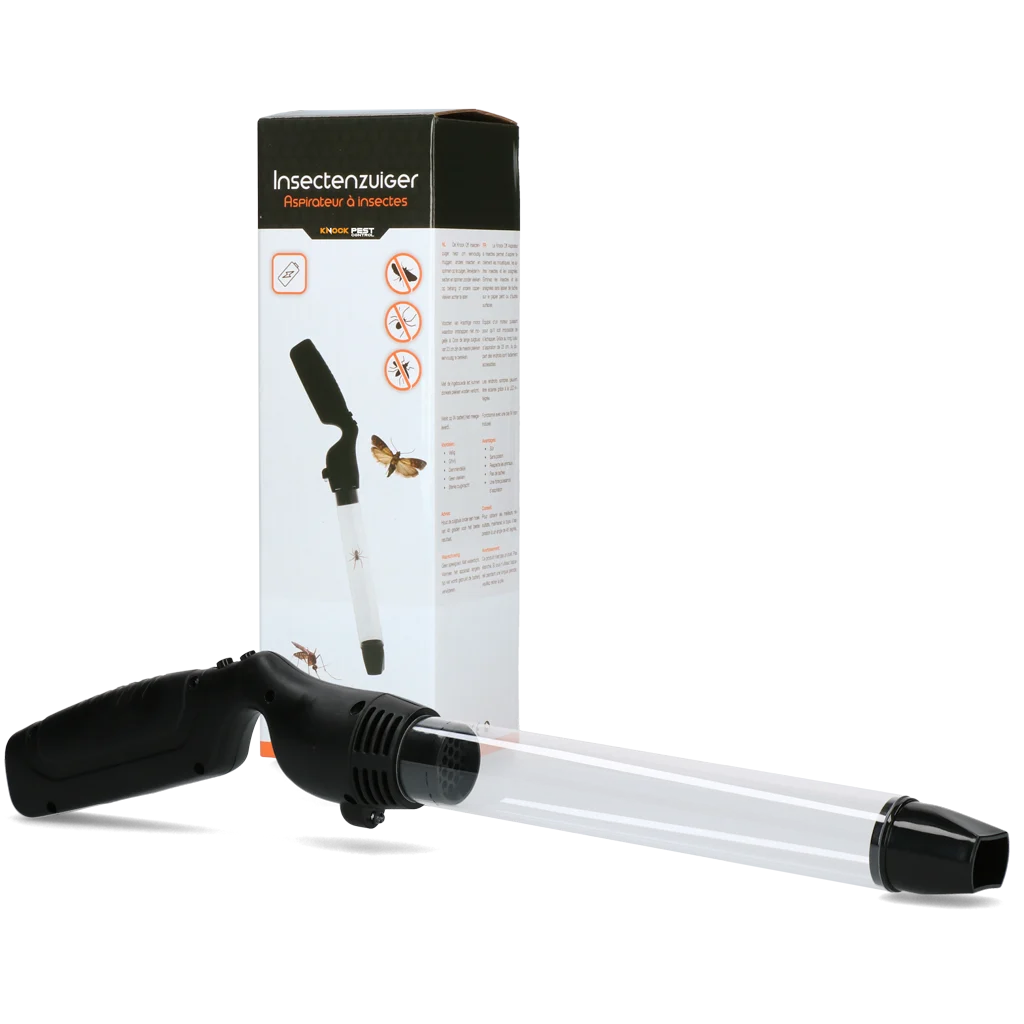 Aspirator de insecte cu tub lung și LED – Knock Pest - imagine 1