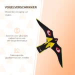 Zmeu pentru îndepărtarea păsărilor cu catarg din fibră de sticlă de 7 m – Knock Pest Bird Bouncer - imagine 2