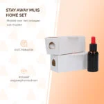 Set cu aromă împotriva șoarecilor și șobolanilor, lichid de 30 ml și 2 cutii – Knock Pest Stay Away Muis Home Set - imagine 2