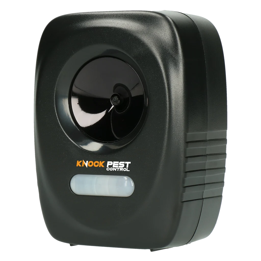 Alungător de animale cu ultrasunete și detector de mișcare pentru grădină și curte – Knock Pest Animal Repeller - imagine 1