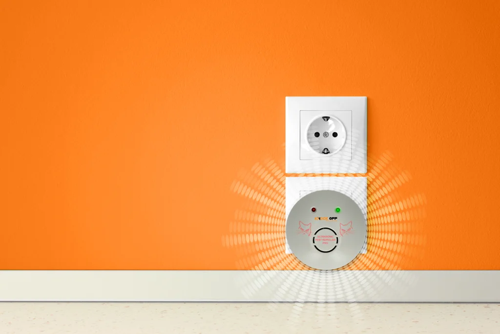 Aparat cu ultrasunete împotriva dăunătorilor, cu alimentare la priză, până la 46 m² – Knock Pest Ultrasonic Pest Repeller Home - imagine 4