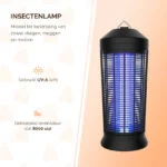 Lampă pentru insecte cu UV-A și grilaj electric, 36 W – Knock Pest Insect Killer - imagine 2