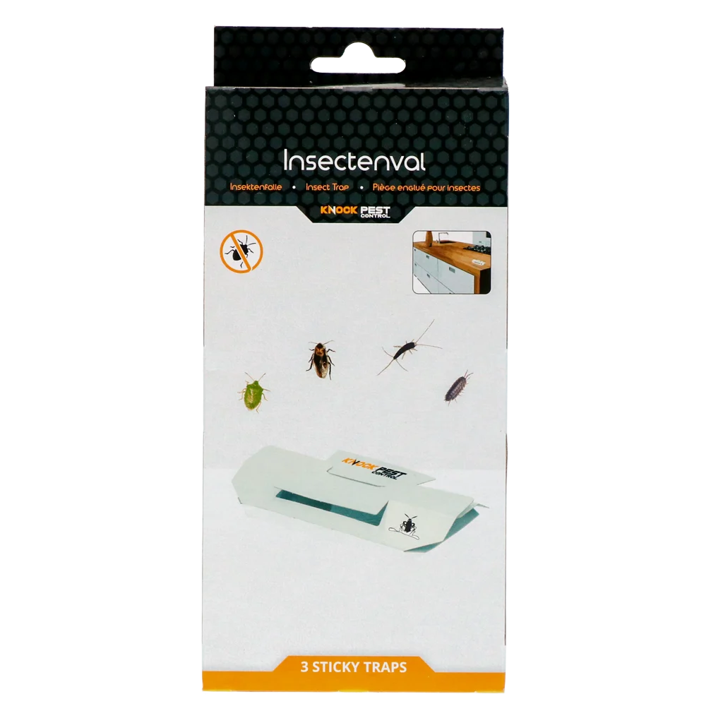 Capcană pentru gândaci de bucătărie cu substanță atractantă, mare, 3 bucăți – Knock Pest - imagine 1