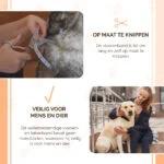 Zgardă antiparazitară pentru câini împotriva puricilor, 59 cm, în germană și engleză – Knock Pest - imagine 4