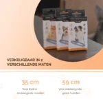 Zgardă antiparazitară pentru câini împotriva puricilor, 59 cm, în neerlandeză și franceză – Knock Pest - imagine 5