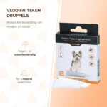 Pipetă antiparazitară împotriva puricilor pentru câini sub 5 kg, împotriva căpușelor, 2 x 2 ml – Knock Pest - imagine 2
