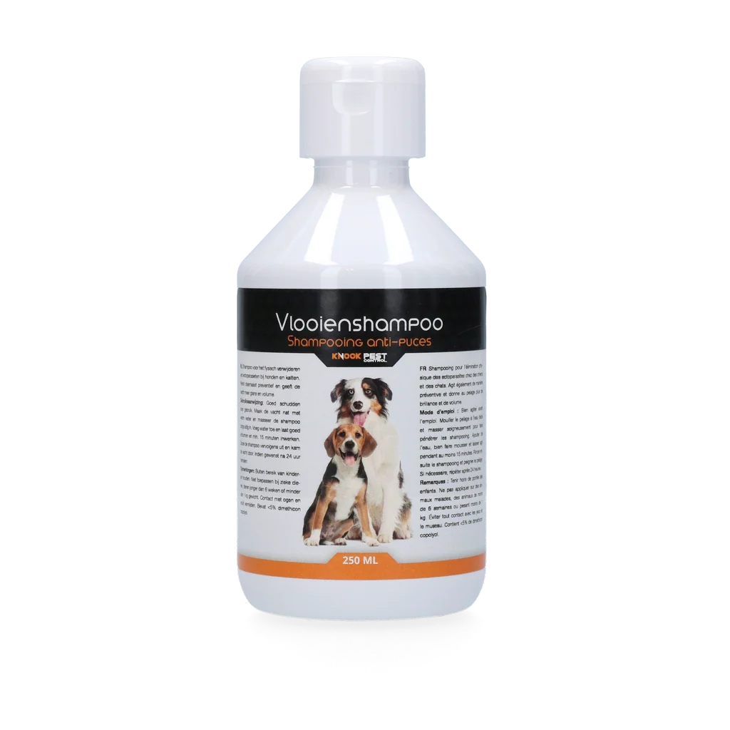 Șampon antiparazitar pentru câini și pisici, 250 ml – Knock Pest - imagine 1