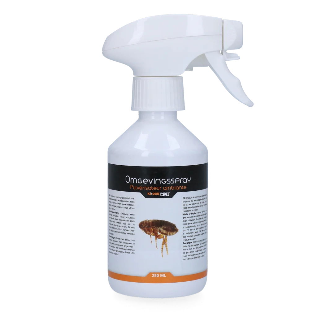 Spray pentru mediul înconjurător împotriva puricilor, păduchilor și căpușelor, 250 ml – Knock Pest Omgevingsspray - imagine 1