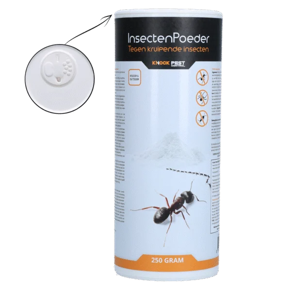 Pulbere pentru furnici în exterior și insecte târâtoare în interior, 250 g – Knock Pest