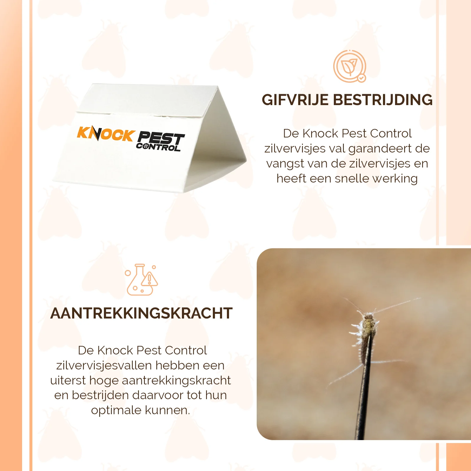 Capcană pentru peștișori de hârtie, fără insecticid, 3 bucăți – Knock Pest Delta - imagine 5