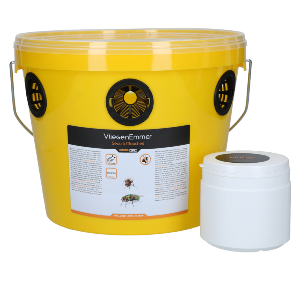 Găleată pentru muște cu 240 g de atrăgător – Knock Pest FlyNip VliegenEmmer