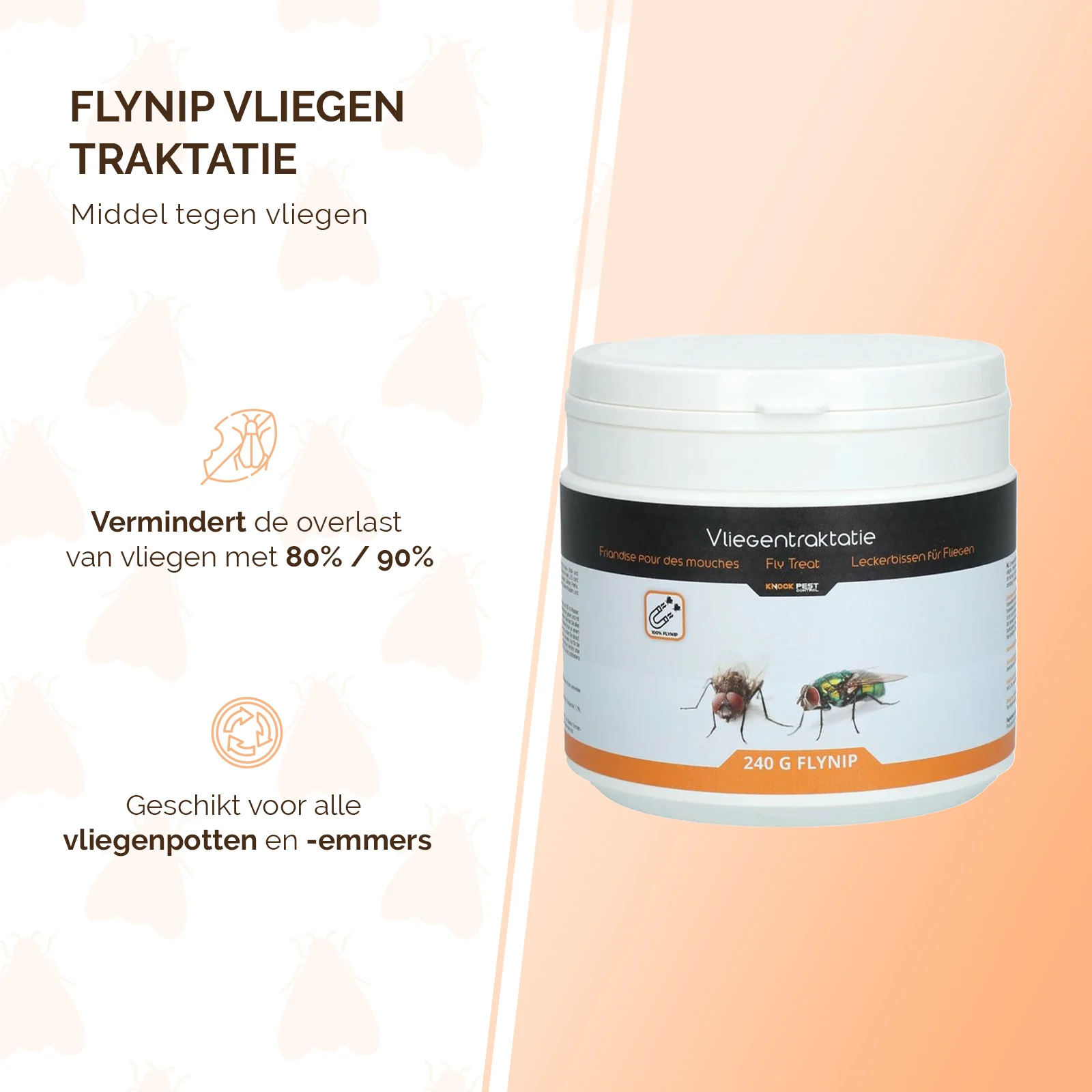Momeală pentru capcana de muște, 240 g – Knock Pest FlyNip - imagine 2