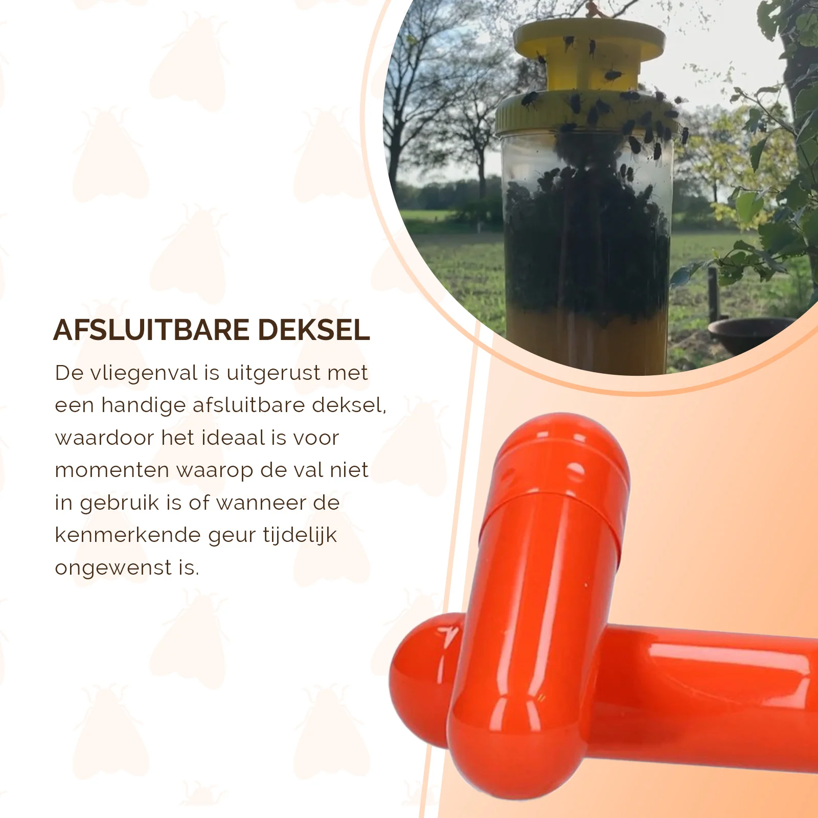 Capcană pentru muște cu atractant pentru exterior, 2 l – Knock Pest FlyNip - imagine 5